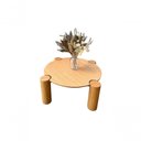 Ver imagem 3 de Mesa de Centro Elo Orgânico MDF Madeira 60cm Amadeirado