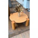 Ver imagem 2 de Mesa de Centro Elo Orgânico MDF Madeira 60cm Amadeirado