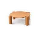 Ver imagem 1 de Mesa de Centro Elo Orgânico MDF Madeira 60cm Amadeirado