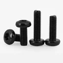 Ver imagem 3 de PARAFUSO TORX T15 C.PANELA M3,5 X 12,7 ZINCO PRETO - 100Pçs