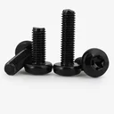 Ver imagem 1 de PARAFUSO TORX T15 C.PANELA M3,5 X 12,7 ZINCO PRETO - 100Pçs