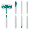 Mop Easy Floor Tira Pó, Cabelo Limpeza Eletrostática 5 Panos Flash Limp - 2