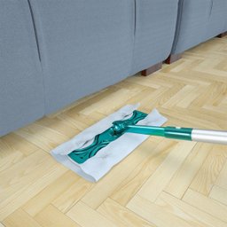 Mop Easy Floor Tira Pó, Cabelo Limpeza Eletrostática 5 Panos Flash Limp - 3