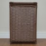 Cesto de Roupas Fibra Sintética 38x28x57 Marrom Palha Indiana - 2
