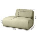 Ver imagem 5 de Sofá Modular 4 Lugares Com Sumiê Orla CabeCasa MadeiraOriginals