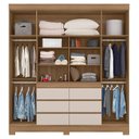 Ver imagem 3 de Guarda Roupa Casal Cádis Amêndola Off White – Demóbile