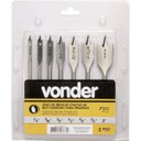 Ver imagem 1 de Jogo de brocas chatas com 7 peças de 1/4" a 1" Vonder