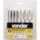 Ver imagem 2 de Jogo de brocas chatas com 7 peças de 1/4" a 1" Vonder