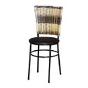 Ver imagem 2 de 2 Cadeiras para Mesa Preta Hawai Cappuccino Premium:marrom