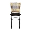Ver imagem 3 de 2 Cadeiras para Mesa Preta Hawai Cappuccino Premium:marrom