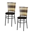 Ver imagem 1 de 2 Cadeiras para Mesa Preta Hawai Cappuccino Premium:marrom