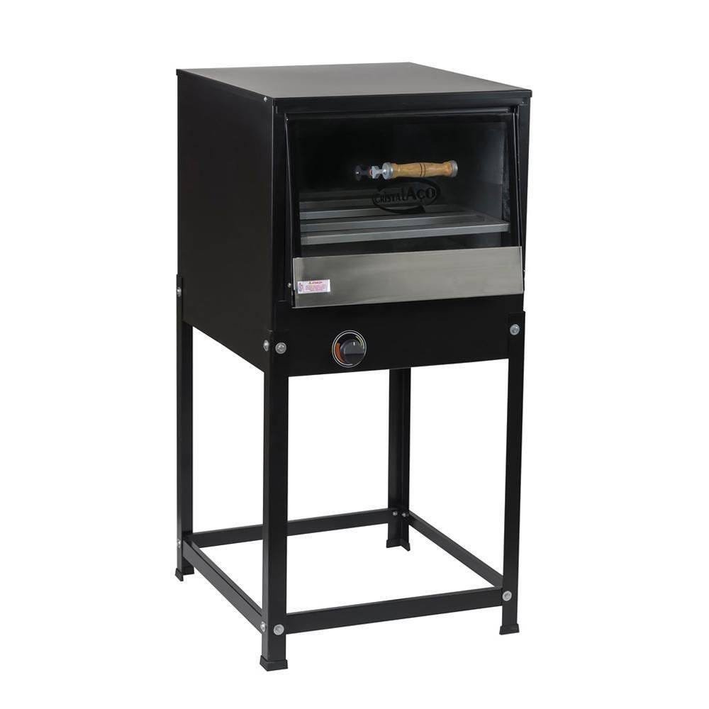 Forno Industrial A Gás Com Cavalete Preto Grande | MadeiraMadeira