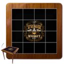Ver imagem 6 de Mesa de Madeira Jantar Maciça Rustica Quadrada Empório Tambo - Stronger Whiskey - Imbuia