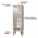 Ver imagem 2 de Cristaleira 1 Portas Safira Plus Mavaular