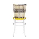 Ver imagem 3 de 2 Cadeiras para Mesa Branca Hawai Cappuccino Premium Cor:amarelo