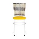 Ver imagem 5 de 2 Cadeiras para Mesa Branca Hawai Cappuccino Premium Cor:amarelo