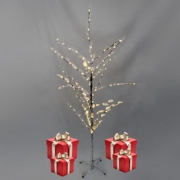 Arvore de LED Luminária Flor de Luz Decoração Branco Quente 110V - 2