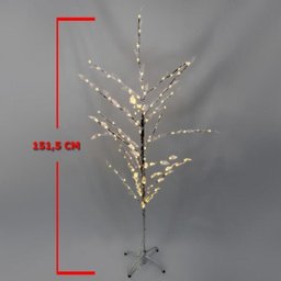 Arvore de LED Luminária Flor de Luz Decoração Branco Quente 110V - 3