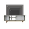 Rack para Tv até 65'' com 2 Portas e Nichos 160cm Lars - Verde - 6