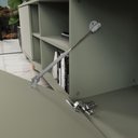 Ver imagem 7 de Rack para Tv até 65'' com 2 Portas e Nichos 160cm Lars - Verde