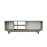 Rack para Tv até 65'' com 2 Portas e Nichos 160cm Lars - Verde - 5