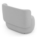 Ver imagem 5 de Poltrona e Namoradeira Orgânica Molly Bouclê Cinza Claro - Desk Design