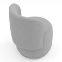 Ver imagem 6 de Poltrona e Namoradeira Orgânica Molly Bouclê Cinza Claro - Desk Design