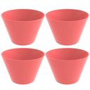 Ver imagem 1 de 4 Potes Balde para Pipoca 3,8l Plástico Resistente Crippa Pipoqueira Rosa Goiaba