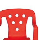 Ver imagem 5 de Poltroninha Plástica Kids Vermelha