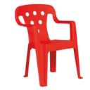 Ver imagem 1 de Poltroninha Plástica Kids Vermelha