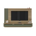 Ver imagem 5 de Painel para Tv até 75 Polegadas 3 Gavetas 1 Prateleira com Ripado Presence Artely