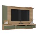 Ver imagem 4 de Painel para Tv até 75 Polegadas 3 Gavetas 1 Prateleira com Ripado Presence Artely