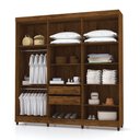 Ver imagem 3 de Guarda Roupa Casal 6 Portas 218 Cm Elegância Imbuia - Pallazio