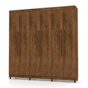 Ver imagem 1 de Guarda Roupa Casal 6 Portas 218 Cm Elegância Imbuia - Pallazio
