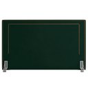 Ver imagem 3 de Cabeceira Cama Box Casal 140cm Mali P02 Veludo Verde Musgo - Mpozenato
