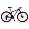 Bicicleta Aro 29 Quadro 17" Dropp Alumínio Freios Disco 21 Marchas Com Suspensão Dianteira - Preto c - 1
