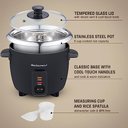 Ver imagem 6 de Elite Gourmet Erc006ss Panela de Arroz Elétrica 6-cup Inox Preto