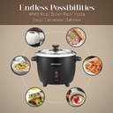 Ver mais imagens de Elite Gourmet Erc006ss Panela de Arroz Elétrica 6-cup Inox Preto
