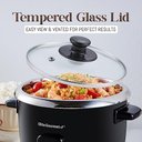 Ver imagem 3 de Elite Gourmet Erc006ss Panela de Arroz Elétrica 6-cup Inox Preto