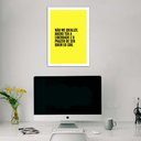 Ver imagem 2 de Quadro Não Me Idealize 24x18cm - com Vidro:moldura Preta