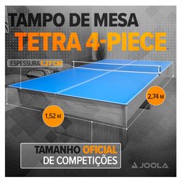 Mesa de Tênis de Mesa Joola Tetra Conversion Top - 3