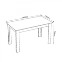 Ver imagem 3 de Mesa de Jantar Retangular Zinnia com 6 Cadeiras Brisa Mel/bege - Casa Giulia