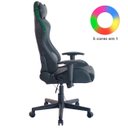 Ver imagem 4 de Cadeira Gamer com Iluminação LED Preta