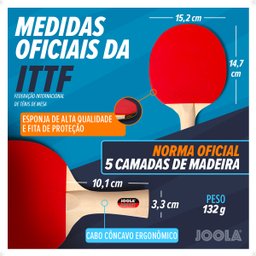 Conjunto de Raquetes de Tênis de Mesa Family Set - Maleta com 4 Raquetes e 10 Bolas - 4
