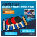 Ver imagem 2 de Conjunto de Raquetes de Tênis de Mesa Family Set - Maleta com 4 Raquetes e 10 Bolas
