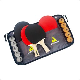 Conjunto de Raquetes de Tênis de Mesa Family Set - Maleta com 4 Raquetes e 10 Bolas - 1