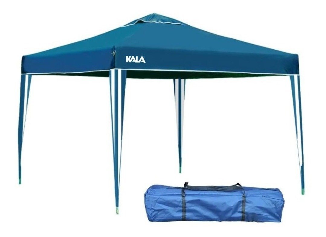 Gazebo Dobravel Pes Alum 3x3m Az - Kala - 4