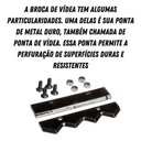 Ver imagem 2 de Broca Pra Perfurador De Solo Encaixe De 20mm Com Lâmina