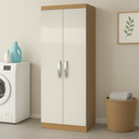 Ver imagem 2 de Armário Multiuso Organizador Lavanderia 2 Portas 3 Prateleiras 1,70m New Aramóveis