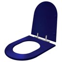 Ver imagem 2 de Assento Sanitário Poliester Ezedra Azul Cobalto para Vaso Ideal Standard